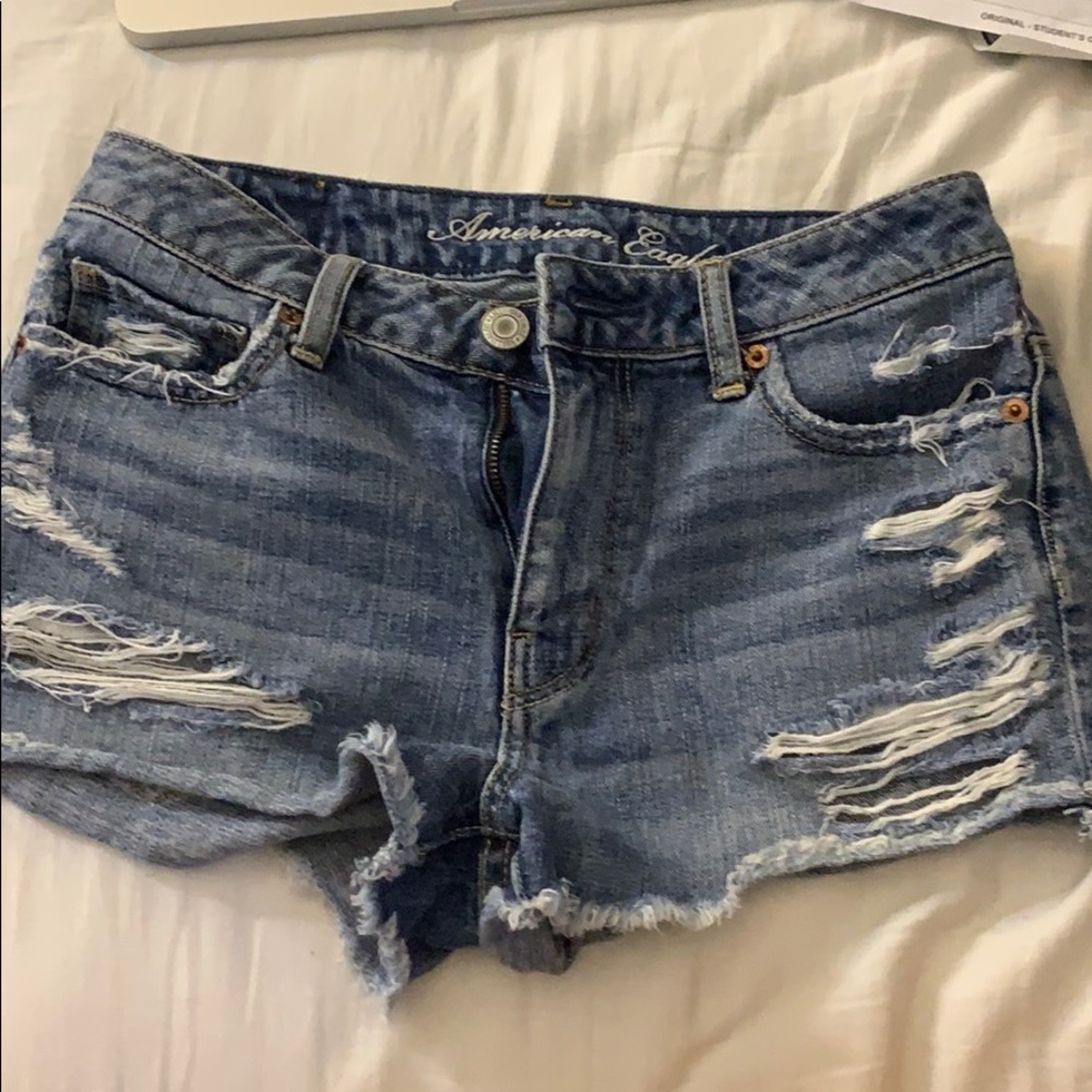 Medium wash American Eagle shorts